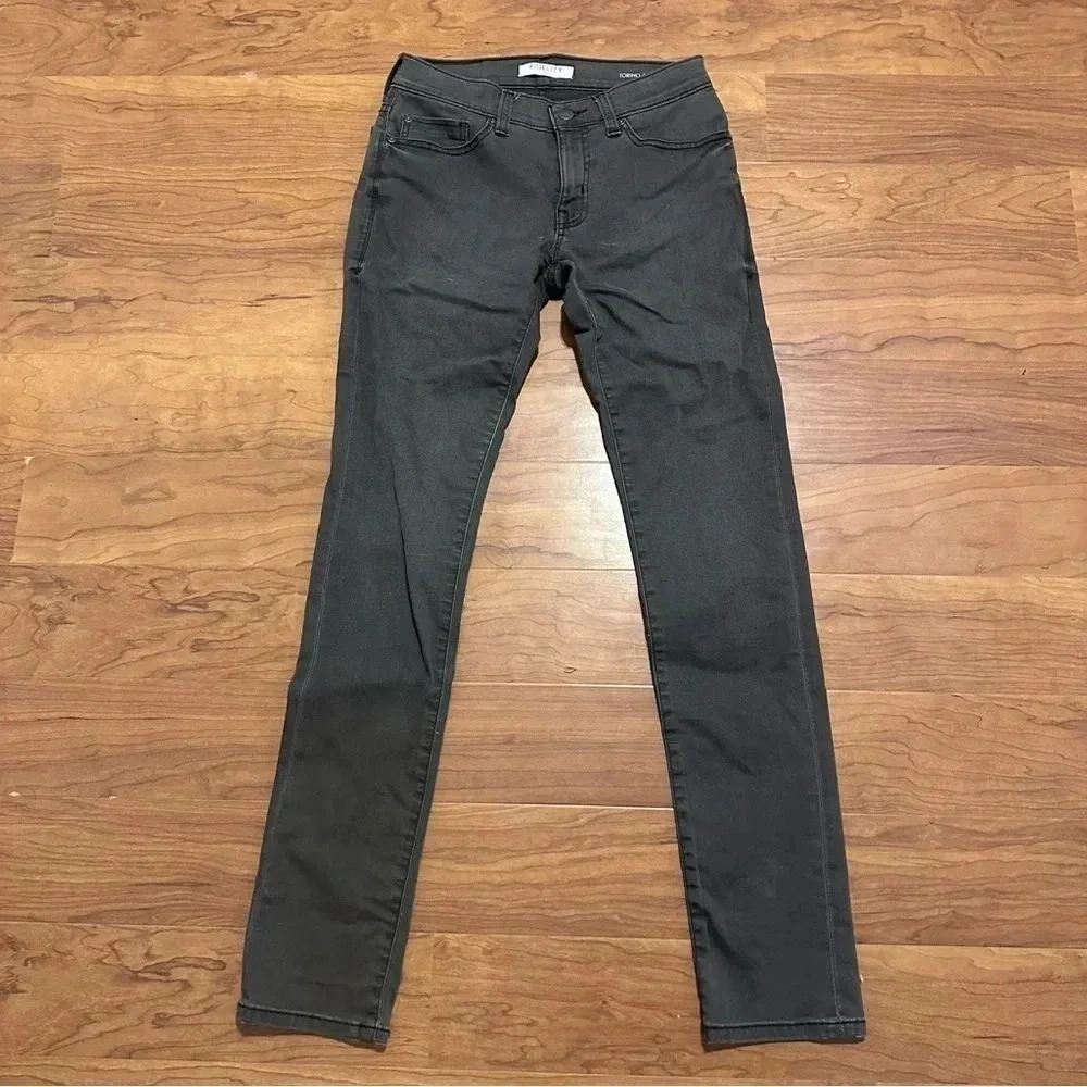 FIDELITY Denim Torino Stretch Jeans‎ Mens Size 29 x 34 Gunmetal Grey​